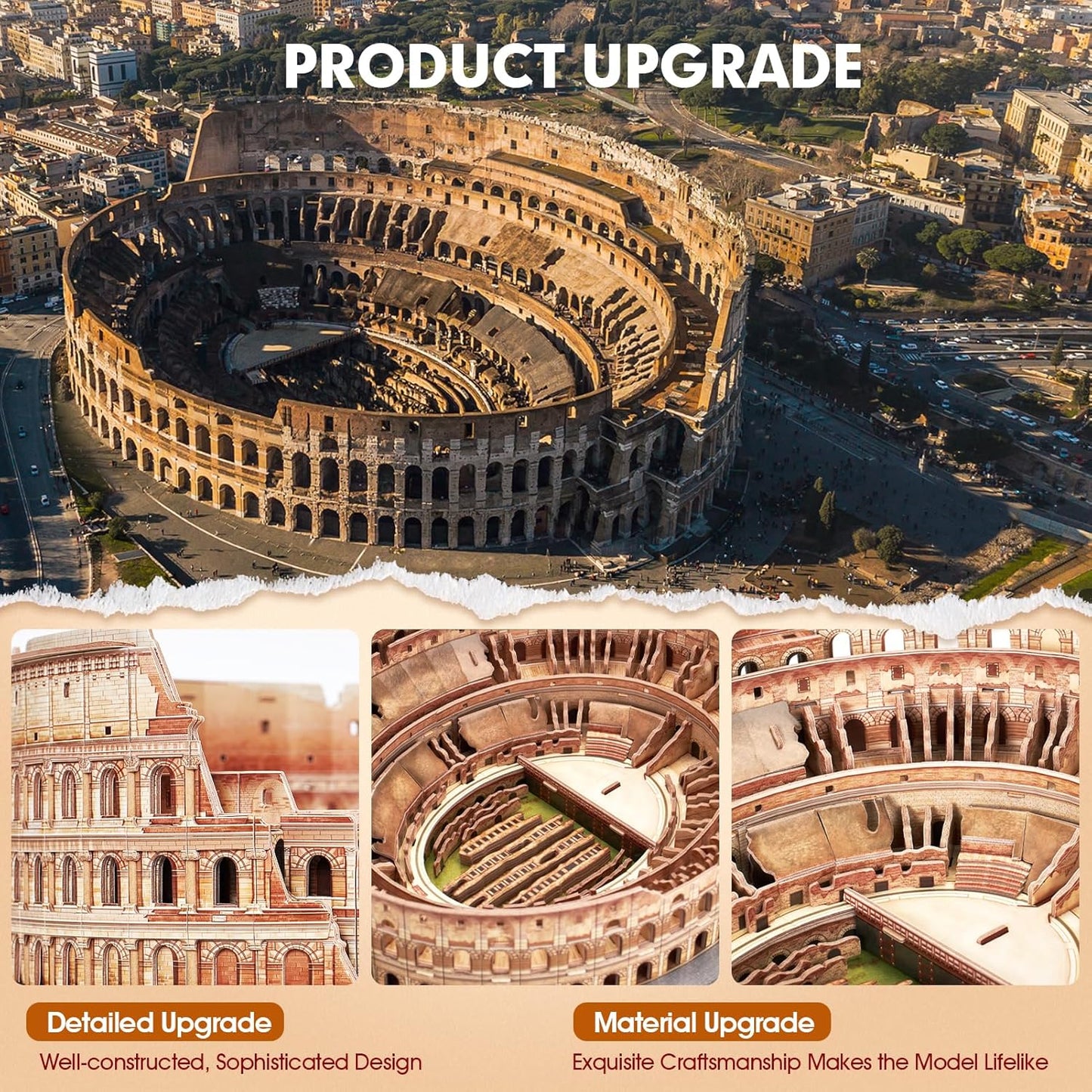 Plymagic Assembly Model - Rome Colosseum